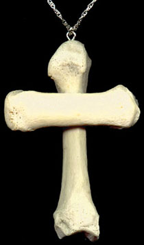 Human bone cross