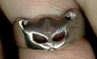 Sterling Kitty Ring