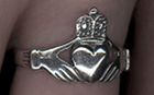 Sterling Claddagh Ring