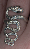 Sterling Serpent Ring