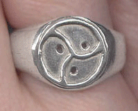 Safe Sane Consensual
BDSM Emblem Ring in Silver or Gold