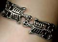 Sterling Double Skeleton Cuff
Bracelet
