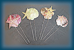 Sea Shell<BR>Hair Forks