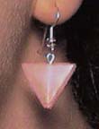 Stone Triangle Earring